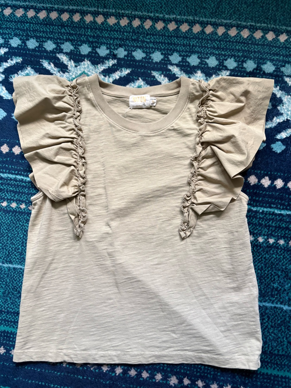 NATION LTD Para Boxy Tee Womens S